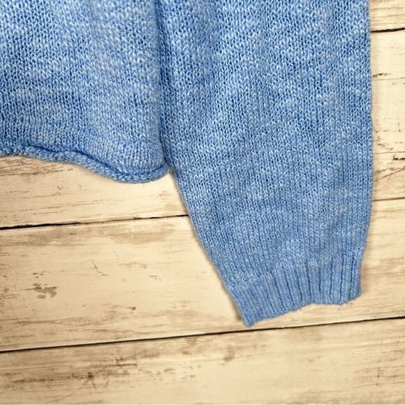 LILLY PULITZER Pippy Sweater Blue Peri Sun Sand Sea Intarsia M NWT $138 - Picture 8 of 9